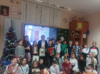 Spotkanie świąteczne- wspólne zdjęcie