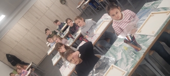 Przygotowania do  warsztatów plastycznych 