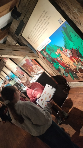 skupienie uczniów podczas zadania