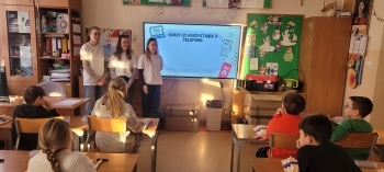 uczennice opowiadają o projekcie 