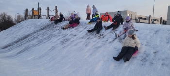 wspólny zjazd z górki