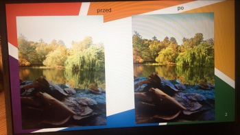 Marta Jastrzębska 6 e edytuje w programach graficznych zdjęcia drugie z nich to jezioro otoczone kamieniami i drzewami.jpeg