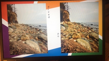 Marta Jastrzębska 6 e edytuje w programach graficznych zdjęcia czwarte z nich to skalisty brzeg morza z klifem.jpeg