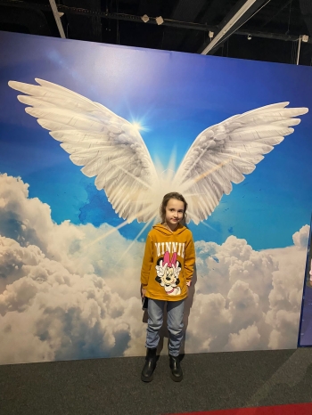 dziewczynka anioł 3d