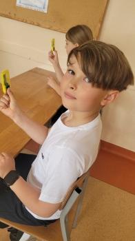 Uśmiechnięty chłopiec 