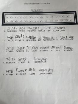 dzień dobrych wiadomości - rozkodowywanie