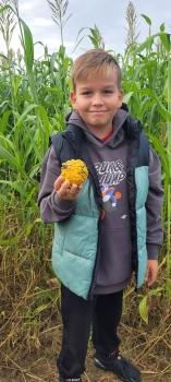 Chłopiec z dynią 