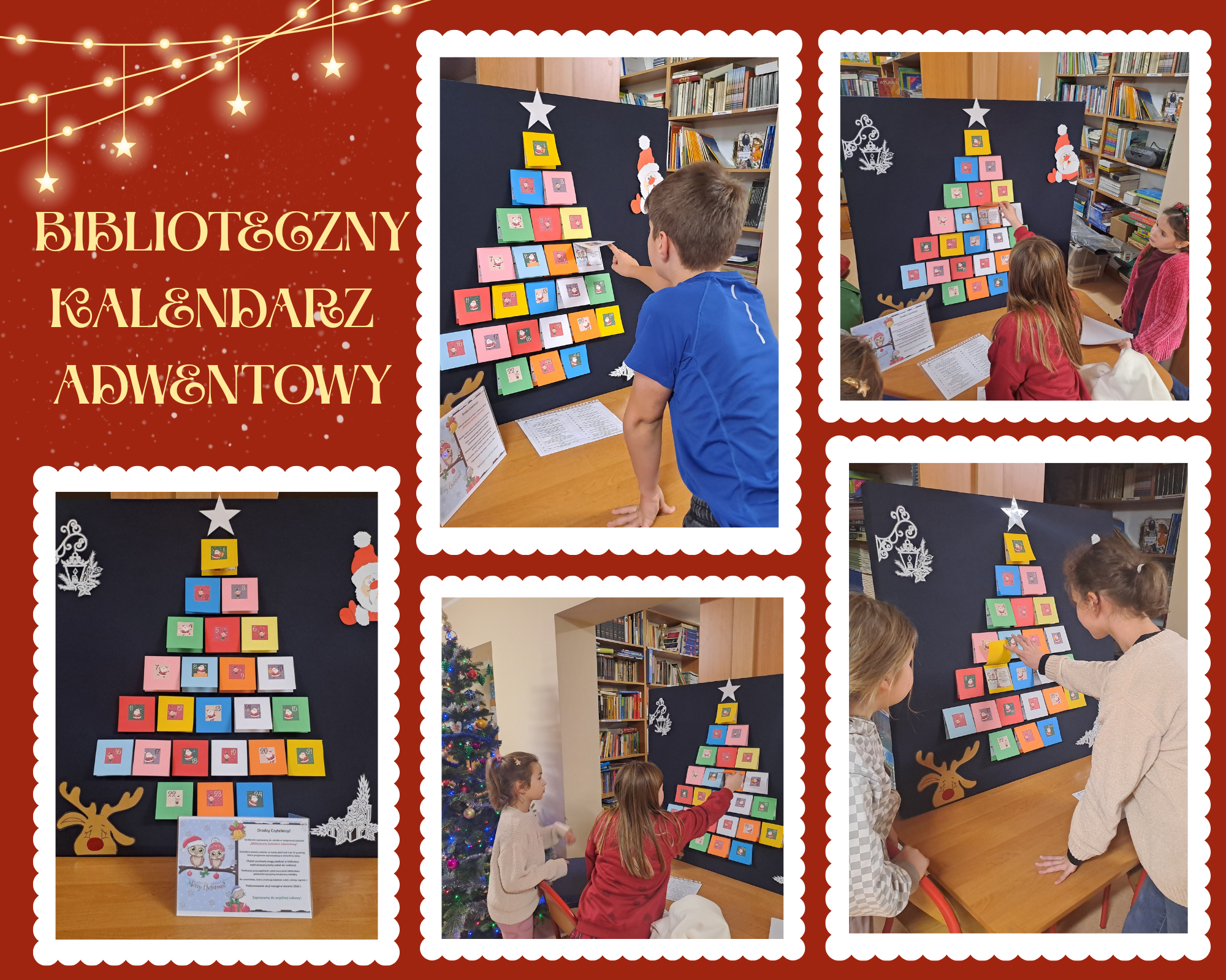 Biblioteczny Kalendarz Adwentowy – podsumowanie świątecznej akcji czytelniczej