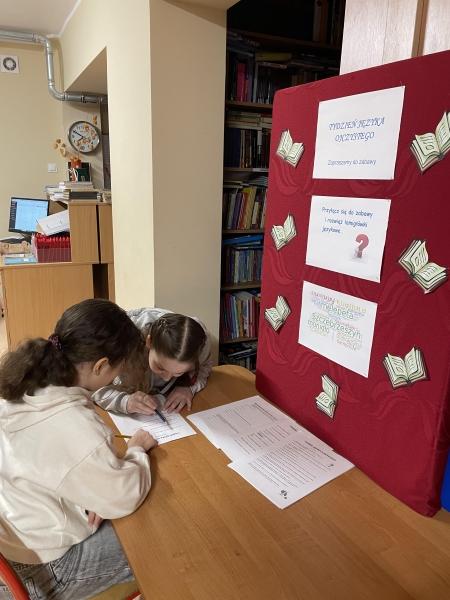 Tydzień Języka Ojczystego w bibliotece