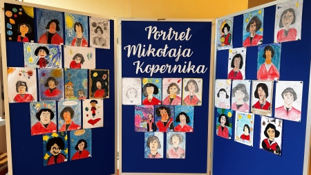 Konkurs plastyczny „Portret Mikołaja Kopernika” dla klas I–III