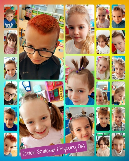 Dzień Szalonej Fryzury w oddziałach przedszkolnych