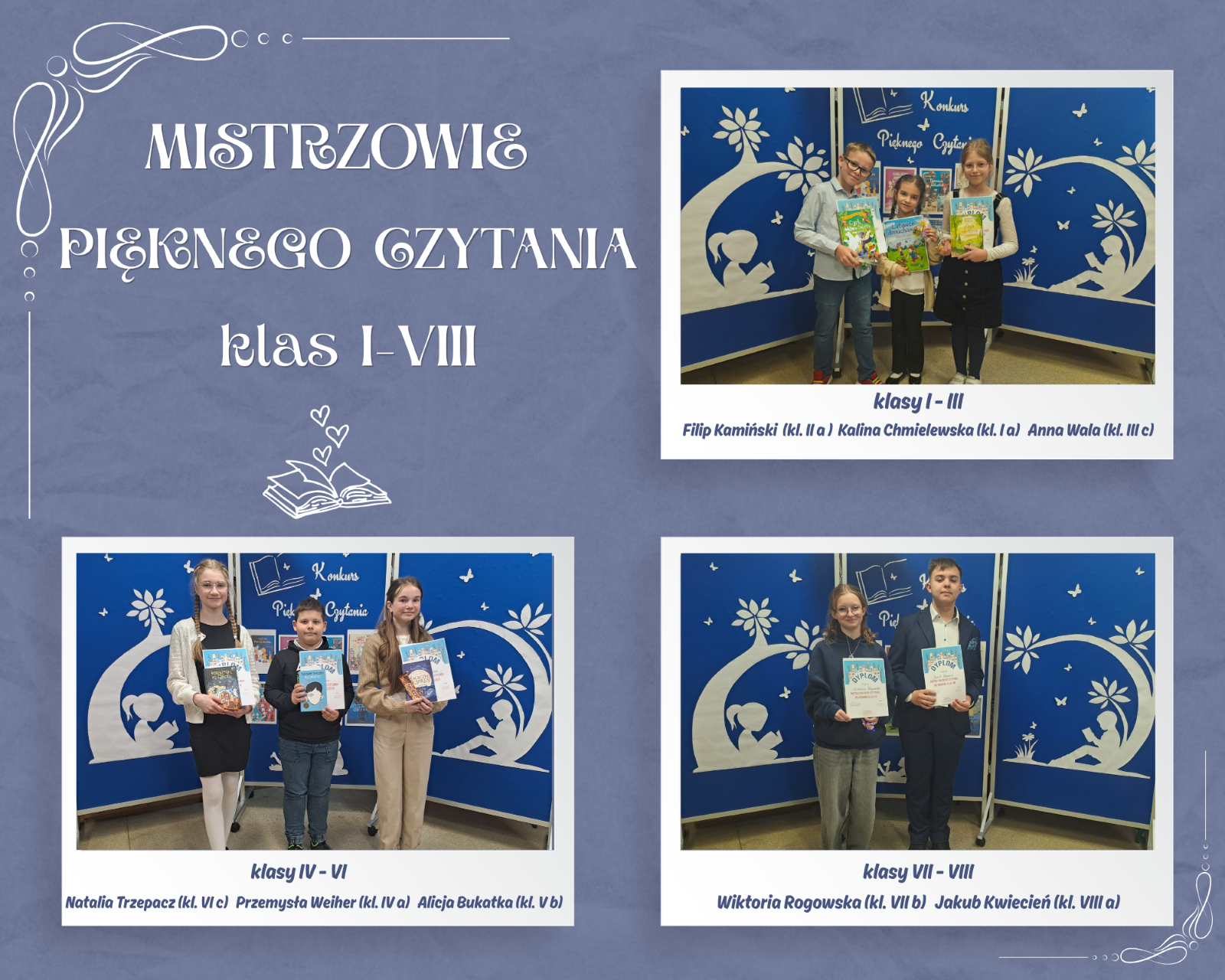 Mistrzowie Pięknego Czytania klas I-VIII wybrani!