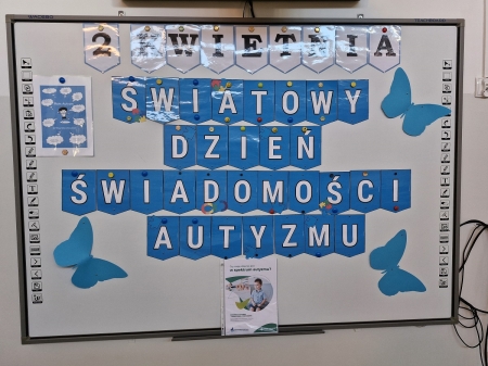 Kwiecień miesiącem świadomości autyzmu w oddziałach przedszkolnych