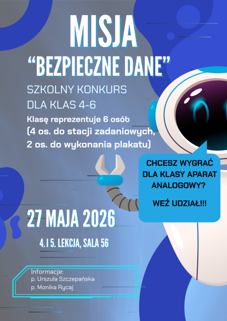 Konkurs ''Misja:Bezpieczne Dane''