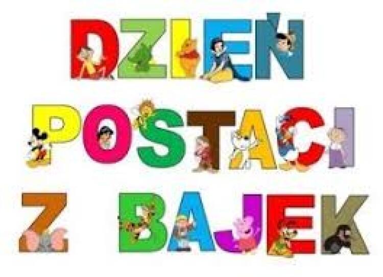 Dzien Postaci Z Bajek Napis DZIEŃ POSTACI Z BAJEK - Szkoła Podstawowa nr 2 w Pruszczu Gdańskim