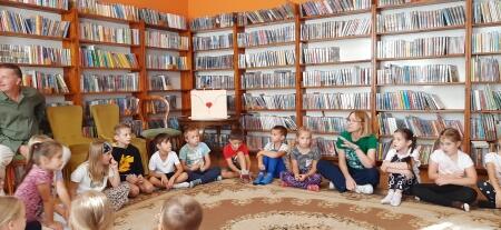 Zajęcia czytelnicze w Bibliotece Miejskiej