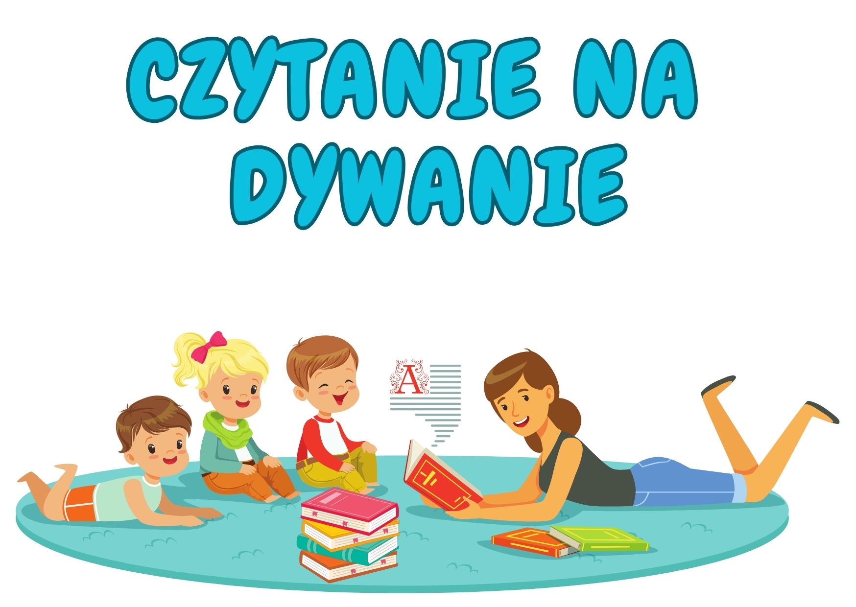 CZYTANIE NA DYWANIE - STARSI CZYTAJĄ MŁODSZYM