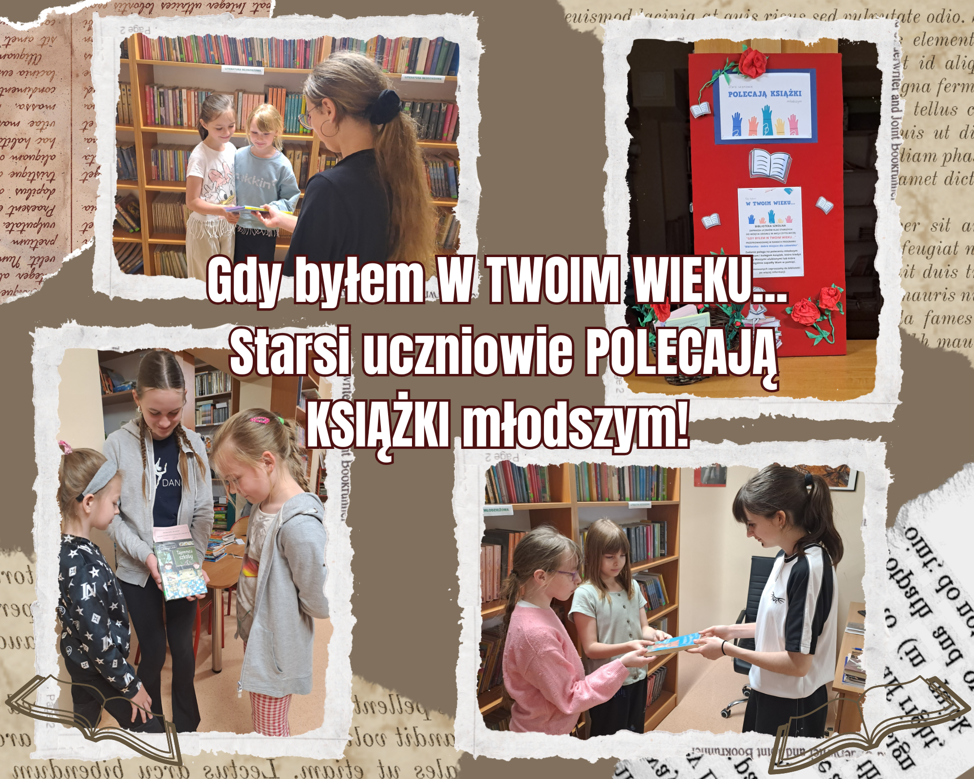 Podsumowanie akcji czytelniczej: ''Gdy byłem w twoim wieku… – starsi uczniowie POLECAJĄ KS