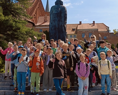 WYCIECZKA KLASY 3B DO FROMBORKA I RONINA