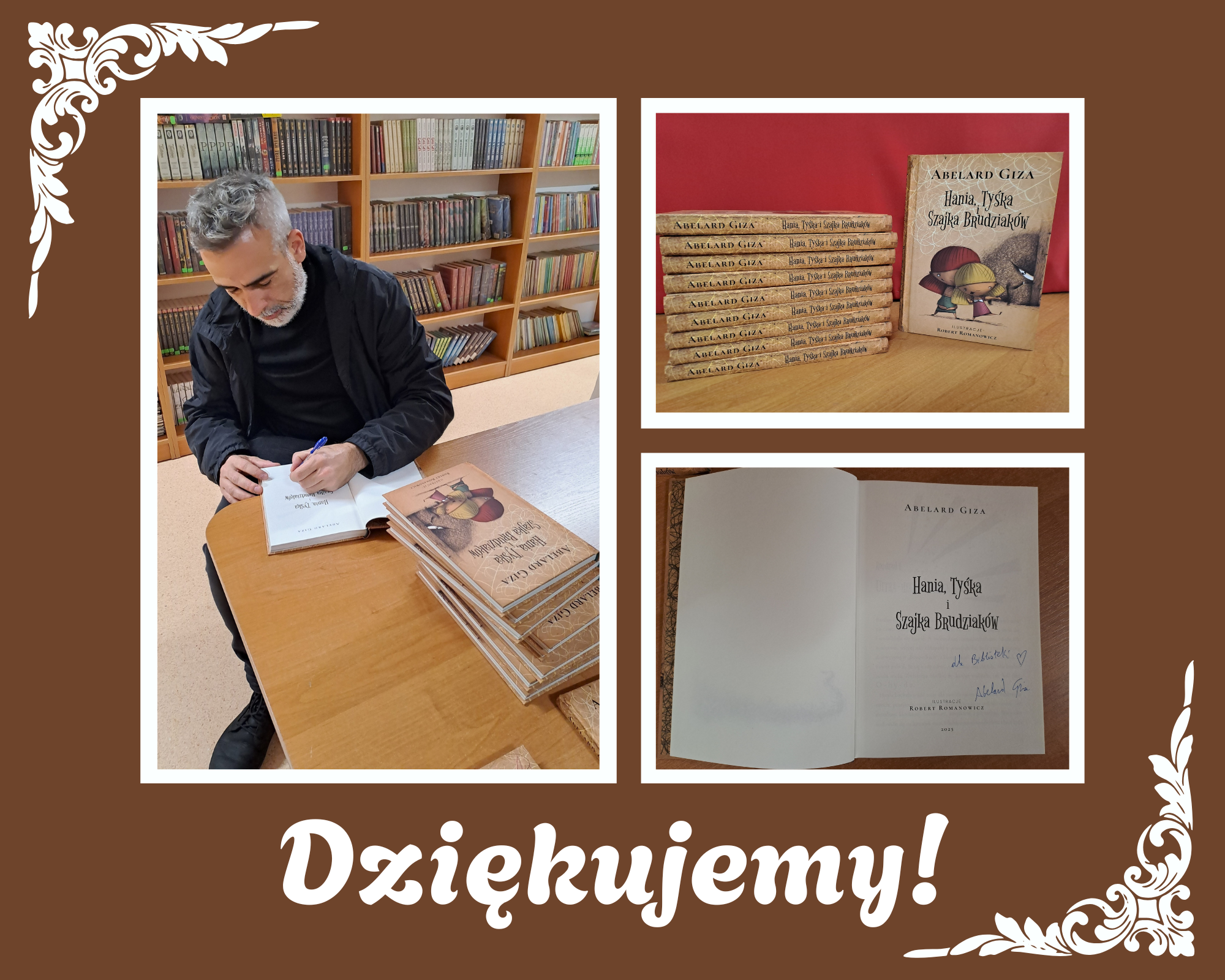 Podziękowanie dla Pana Abelarda Gizy