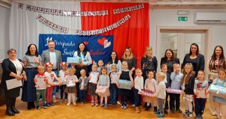 I miejsce w V Międzyprzedszkolnym Konkursie Piosenki Patriotycznej