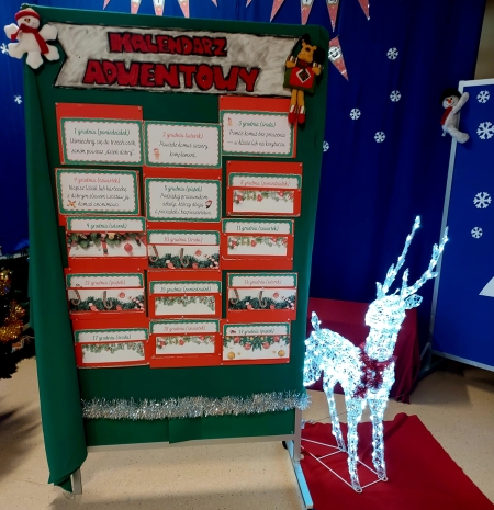 Adwentowy Kalendarz Uśmiechu i Empatii w naszej szkole