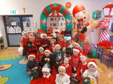WIzyta św. Mikołaja w Oddziałach Przedszkolnych