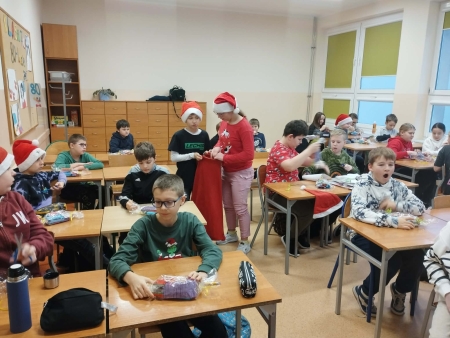 Mikołajki w klasie 4B