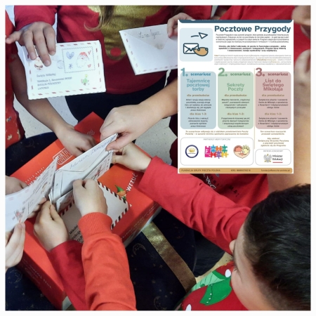 Klasa 2c w projekcie „Pocztowe Przygody” – czyli jak nasze listy ruszyły w wielką wyprawę 